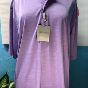 Greg Norman Collection Purple Men's Shirt